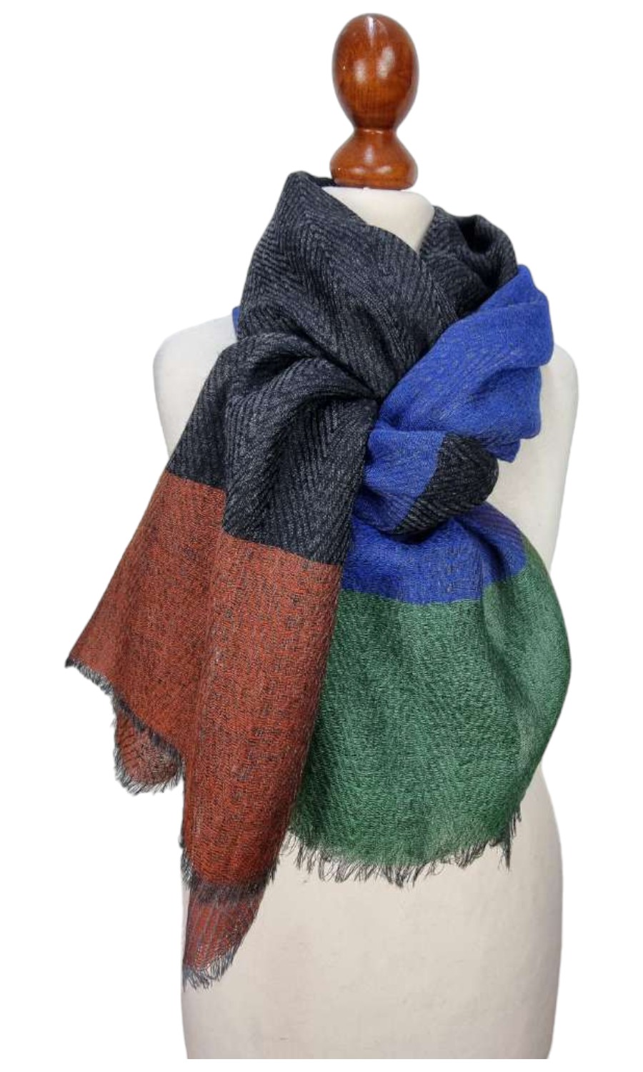 Mohini - großer Schal aus feiner Wolle 